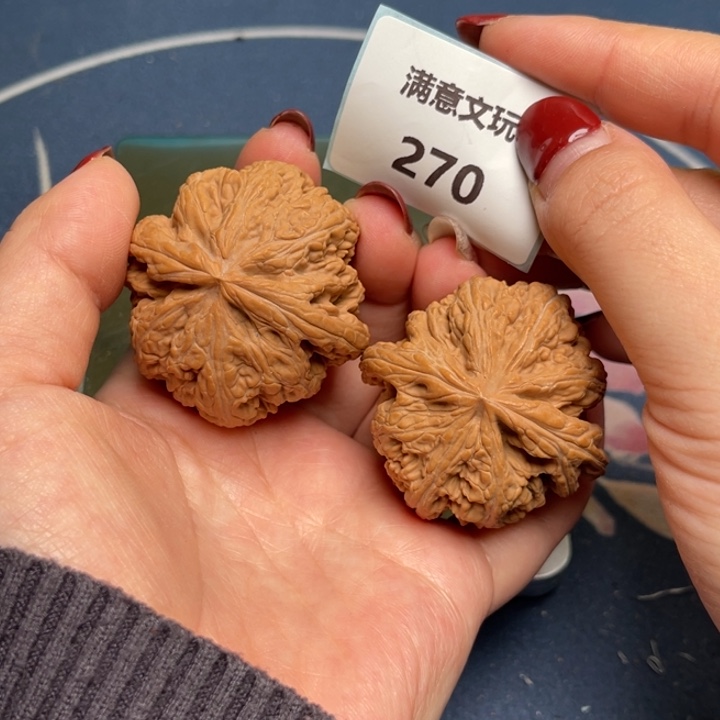 文玩核桃把件粗筋45.270