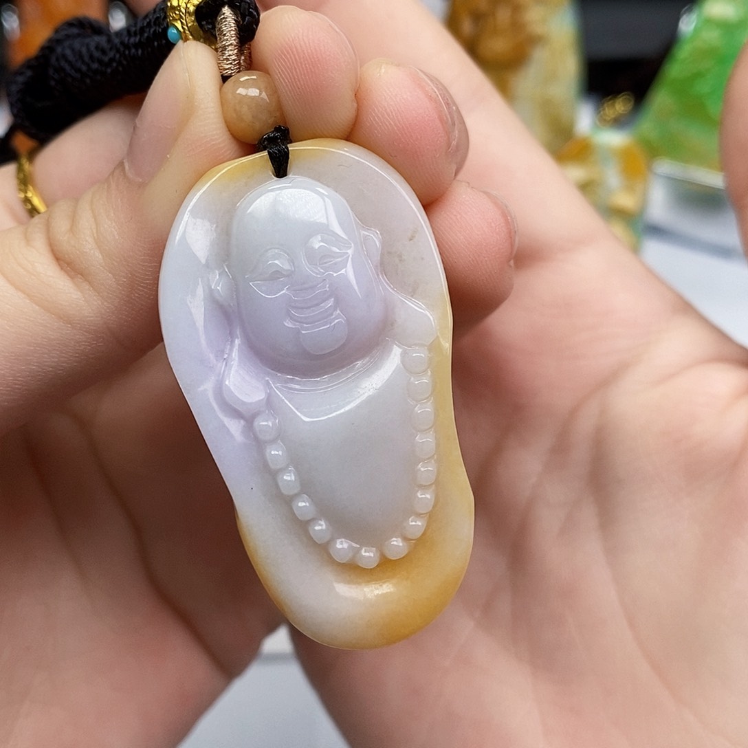 颈饰未镶嵌翡翠翡翠A货