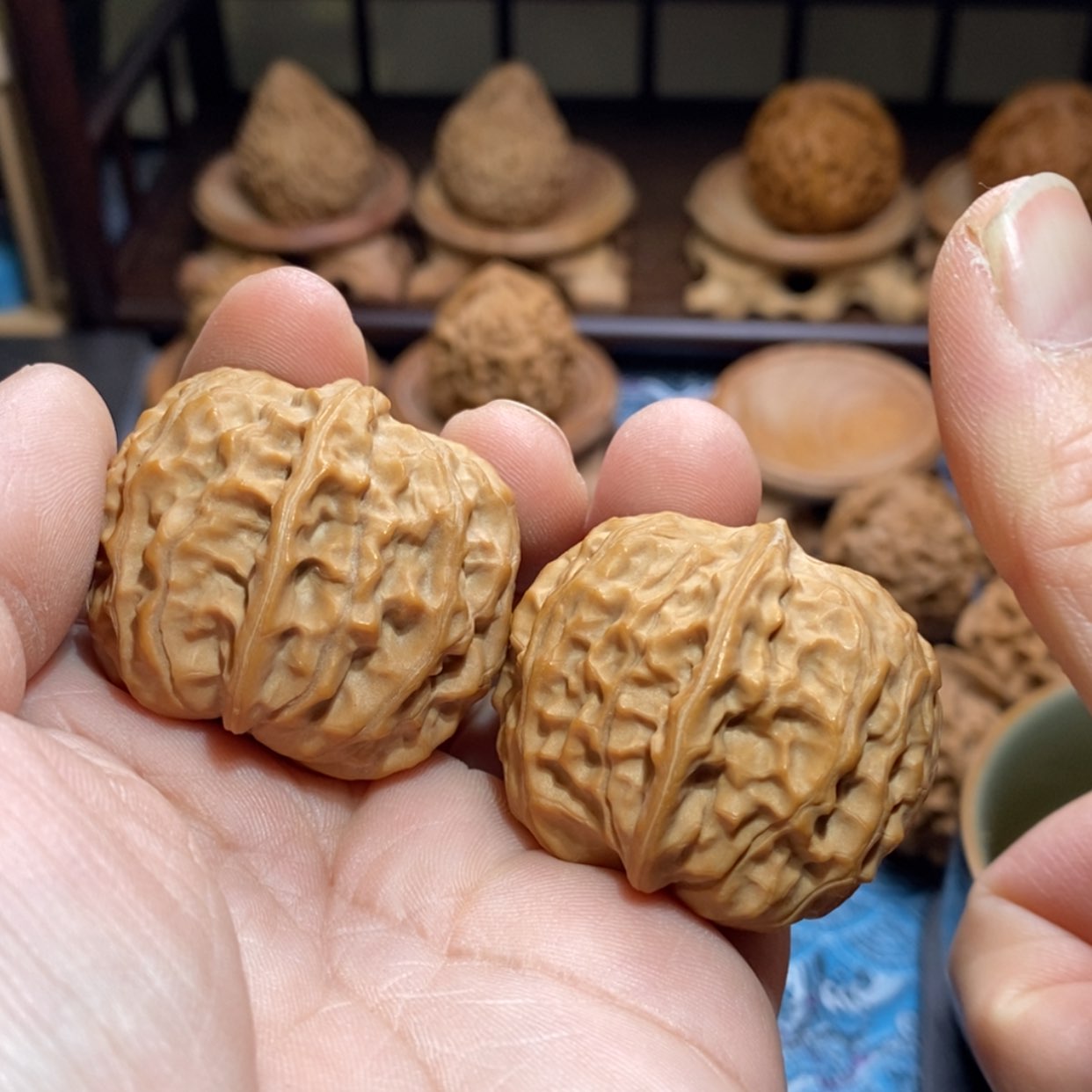 【闪购商品】文玩核桃吊坠黄松峪