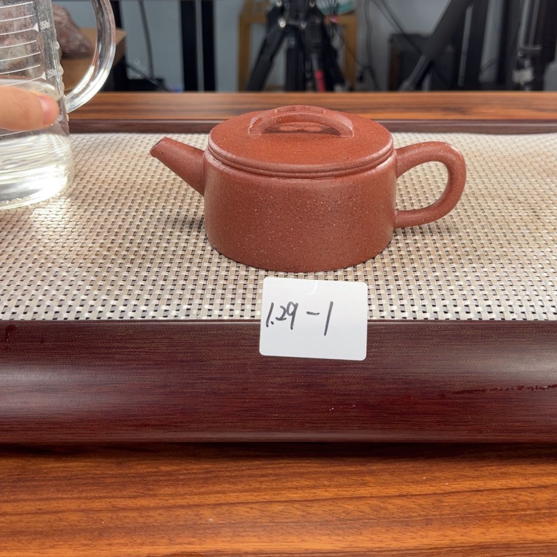紫砂茶壶瑕疵 1.29-1 桃花泥 汉瓦 209