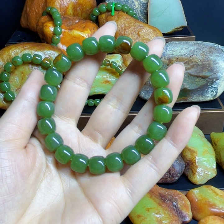 和田玉未镶嵌手链