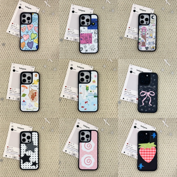 晶瓷磨砂 合集 可爱简约百搭手机壳适用于iPhone 16多型号