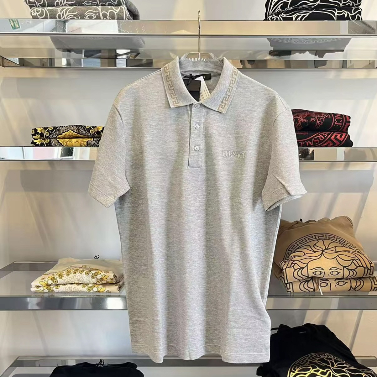 未使用 VERSACE/范思哲 回国路上/特价灰色短袖Polo衫