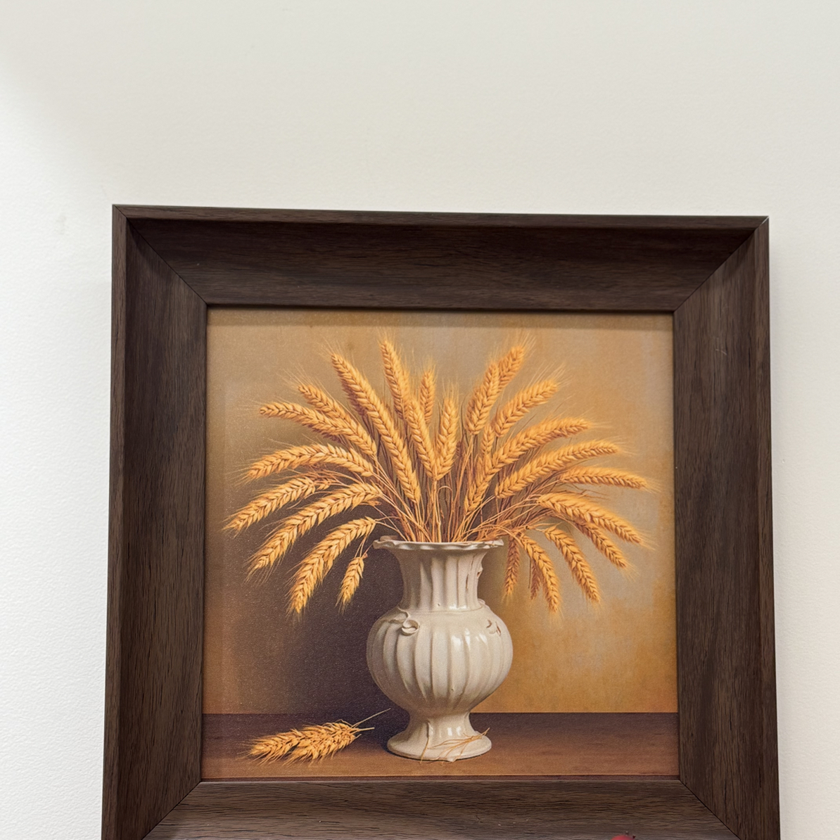 新中式穗穗平安古典麦穗进宝金色发财树小众客厅餐厅书房装饰画