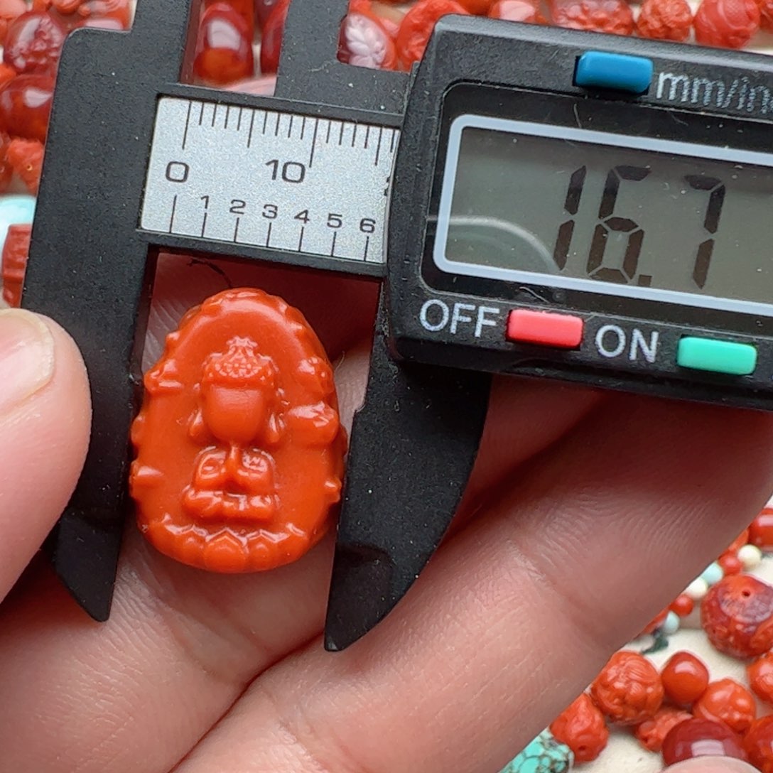 南红玛瑙配饰未镶嵌