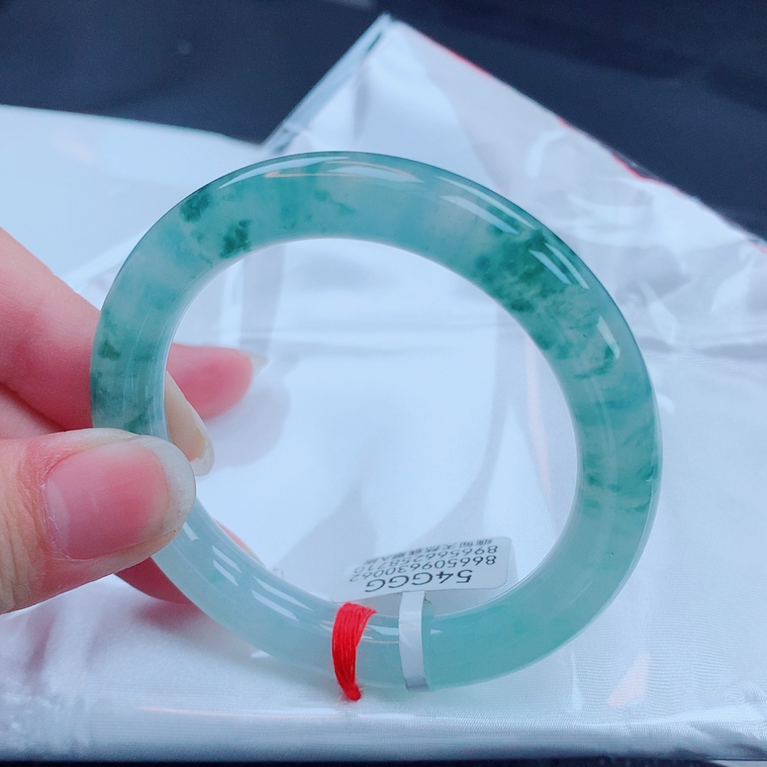 翡翠手镯未镶嵌天然缅甸翡翠A货手镯