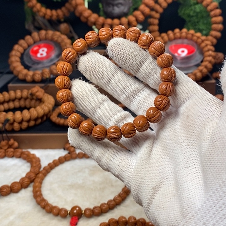 桃核吊坠瑞***年秦岭龙纹