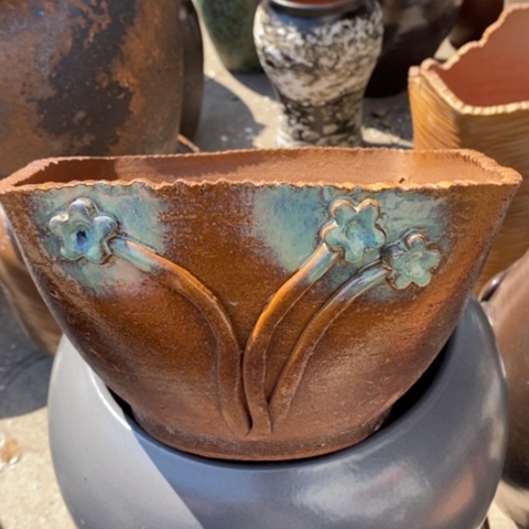 【闪购商品】紫砂花盆高约13口约21手工