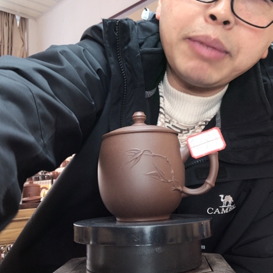 紫泥茶杯龙蛋容量350