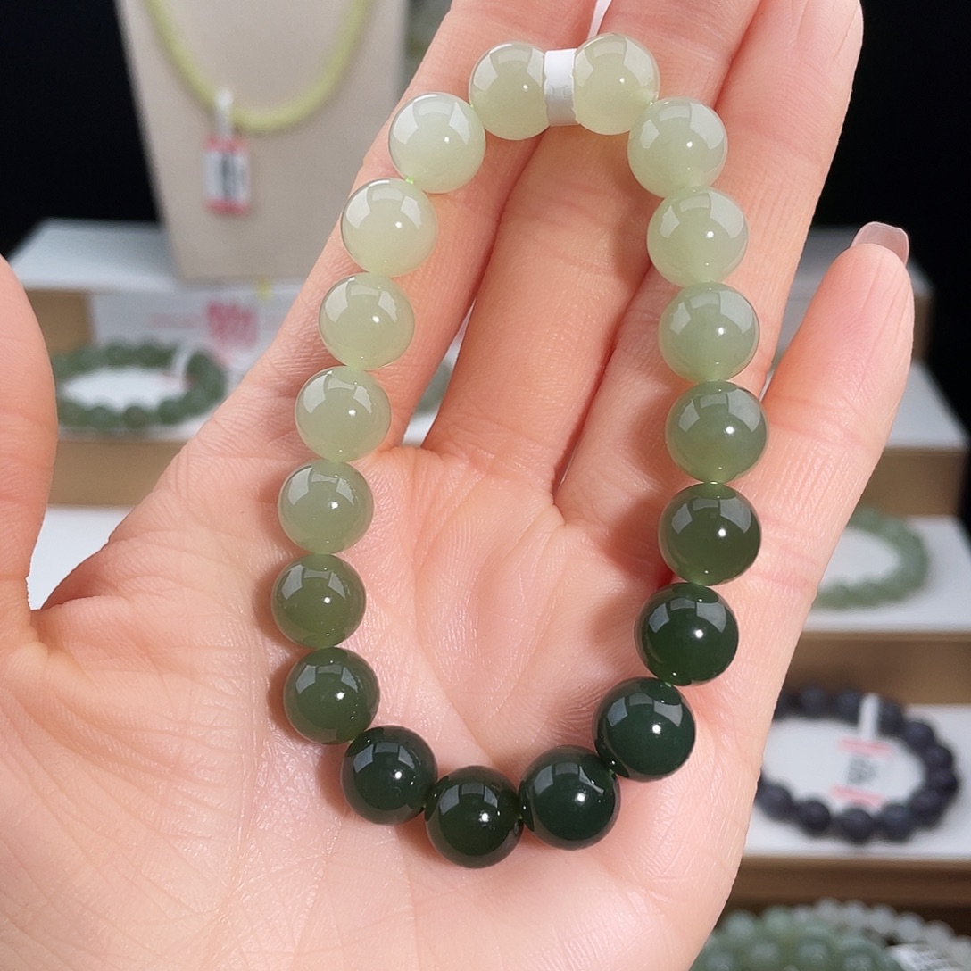 和田玉未镶嵌手链