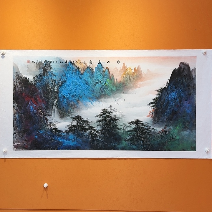 国画书法作品多次参加全国