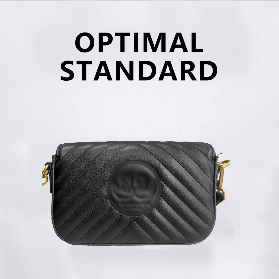 （冬季上新）v字天鹅斜挎包真皮时尚经典单肩尺寸18-6-11.5型号A02