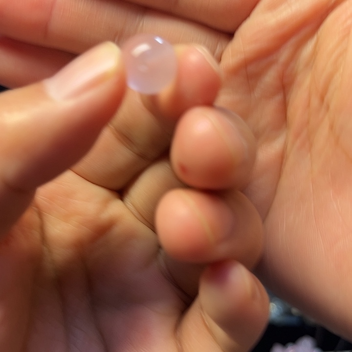 颈饰未镶嵌水晶天然粉水晶