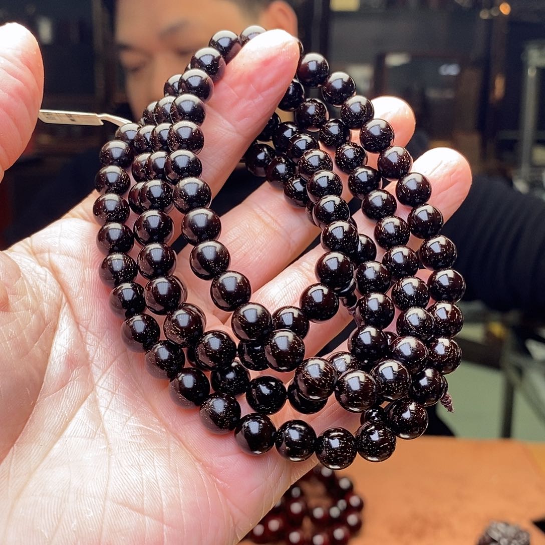 檀香紫檀（小叶紫檀）手串/手链烟***哥