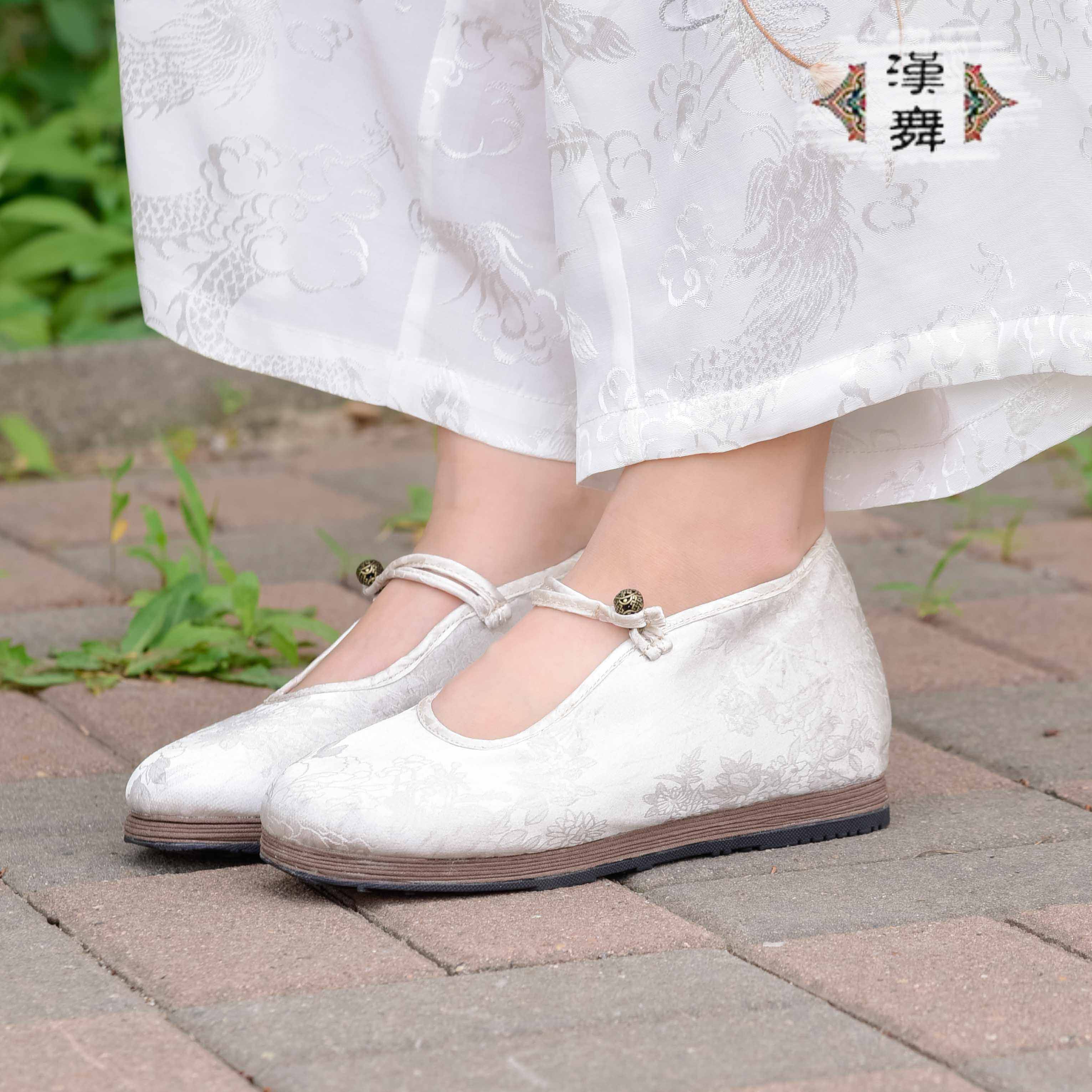 【玉涵】汉舞中国风千层底布鞋内增高女单鞋复古民族风女鞋