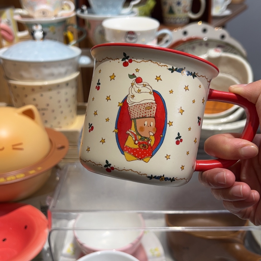 红樱桃马克杯     