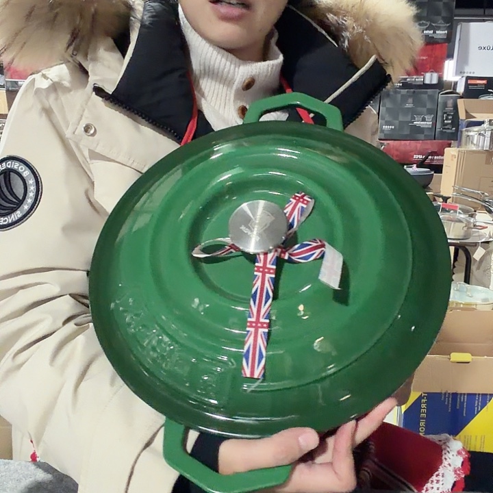 18-10不锈钢绿色珐琅30