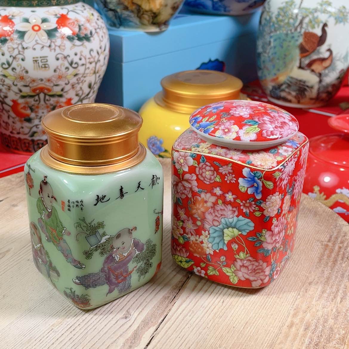 【闪购商品】罐陶瓷茶叶罐密封罐