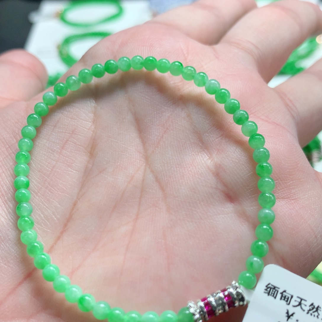 翡翠未镶嵌手链翡翠