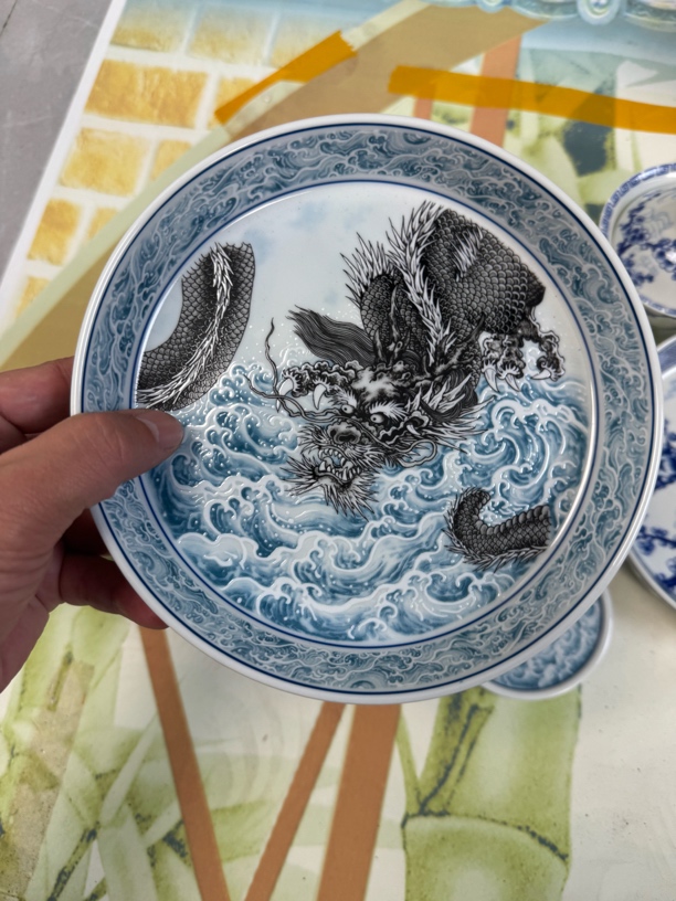 景德镇墨龙游海大壶乘