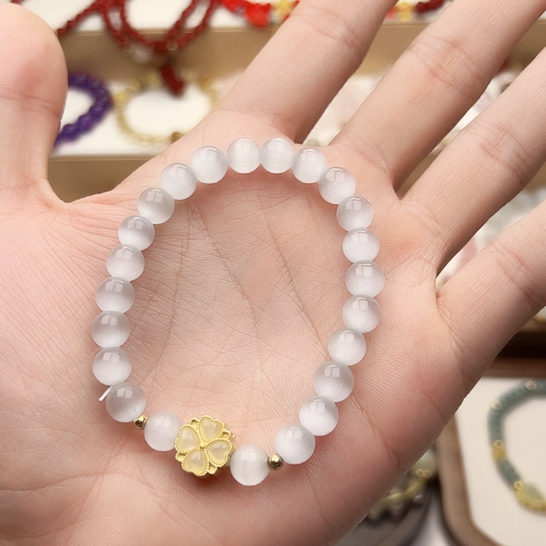 石英质玉手链未镶嵌