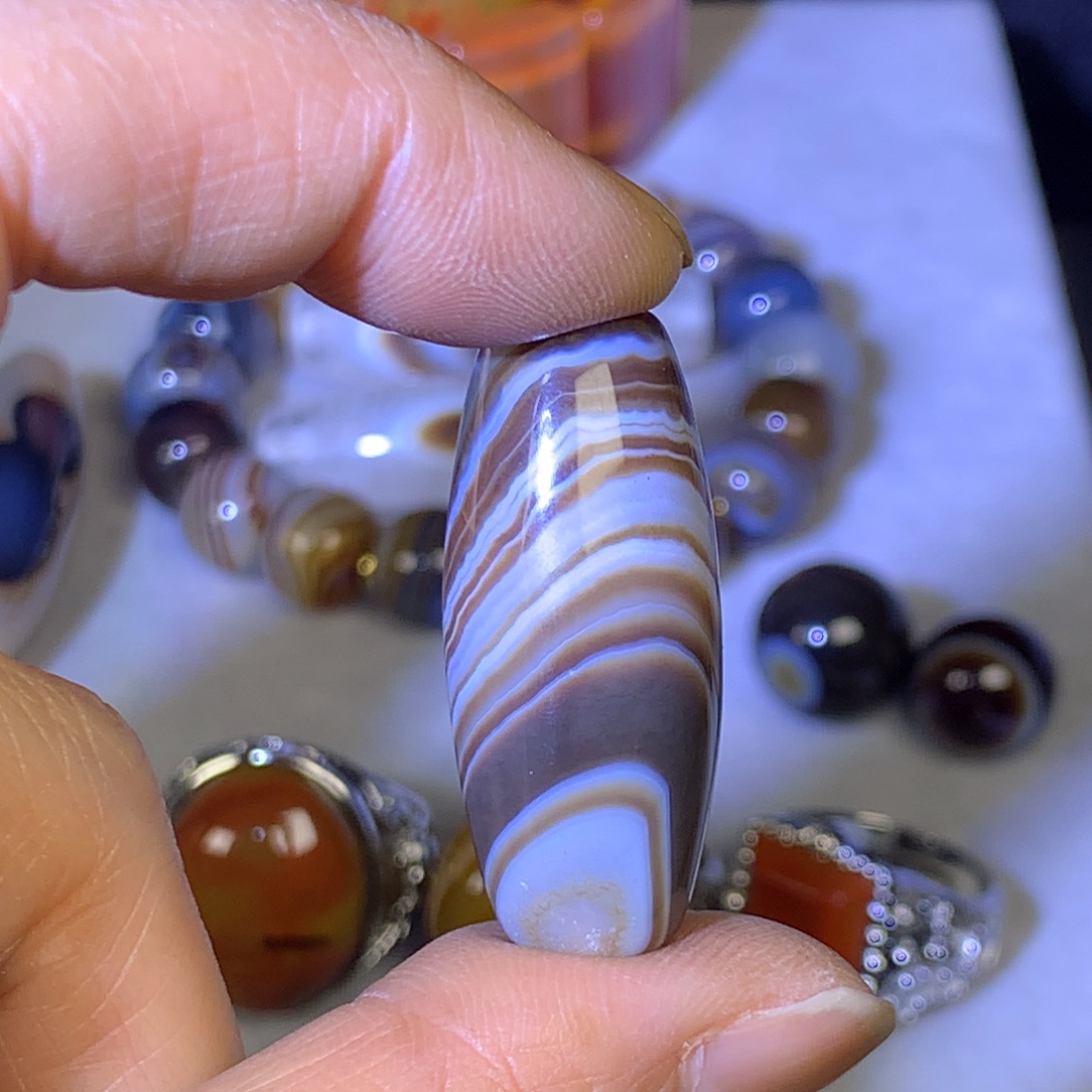 玛瑙/玉髓未镶嵌颈饰