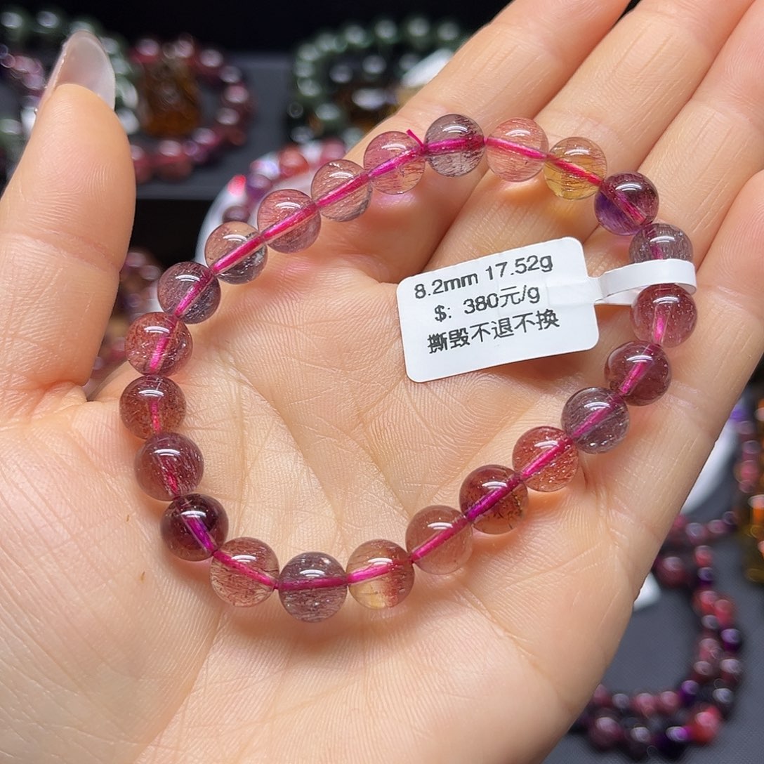 水晶手链未镶嵌天然水晶