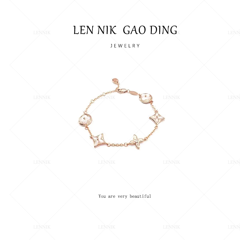 lennik/lennik【林楠专属L】经典老花白手链 6-18