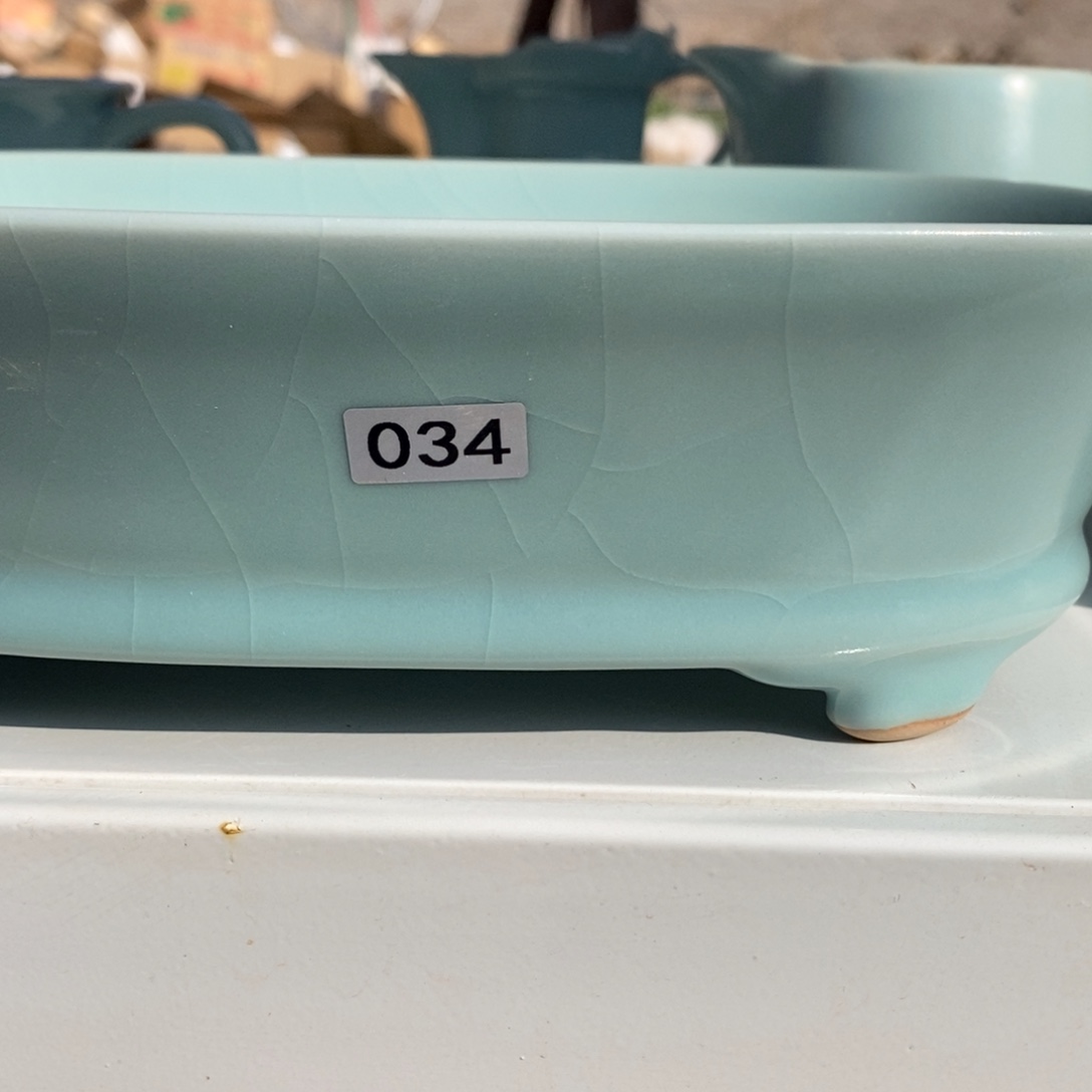 摆件佛*子抱朴汝瓷仿古微瑕