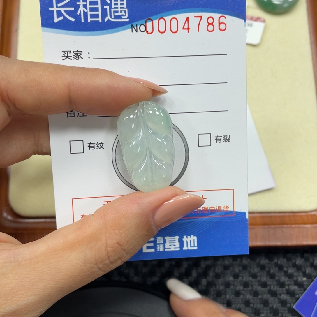 翡翠颈饰未镶嵌翡翠吊坠x 4786