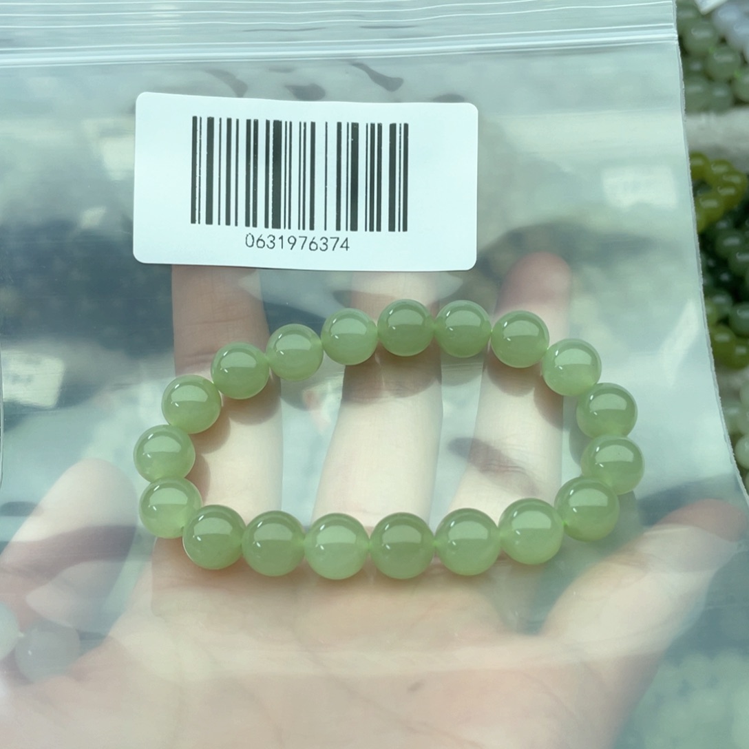 和田玉手链未镶嵌湘*