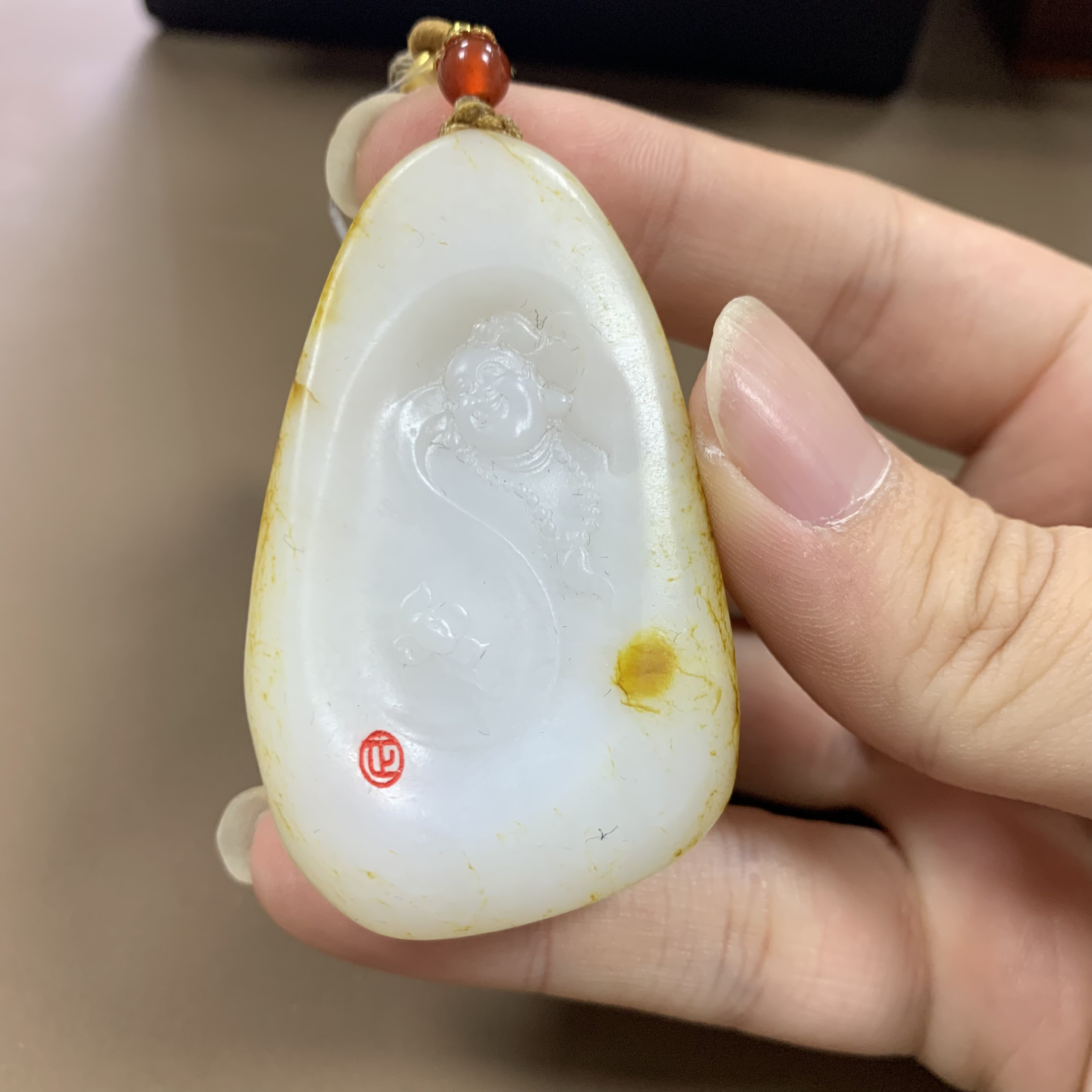 和田玉颈饰未镶嵌2.24 Y