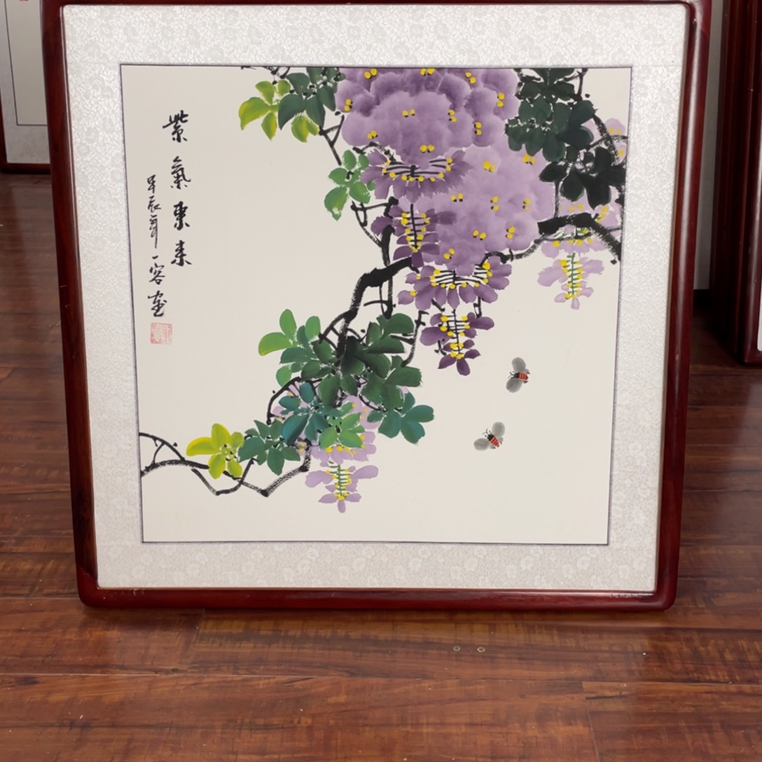 国画带框尺寸63*63厘米