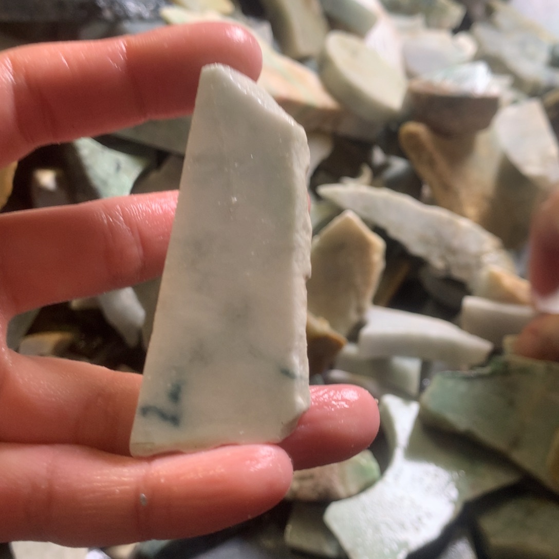 翡翠颈饰未镶嵌缅甸翡翠