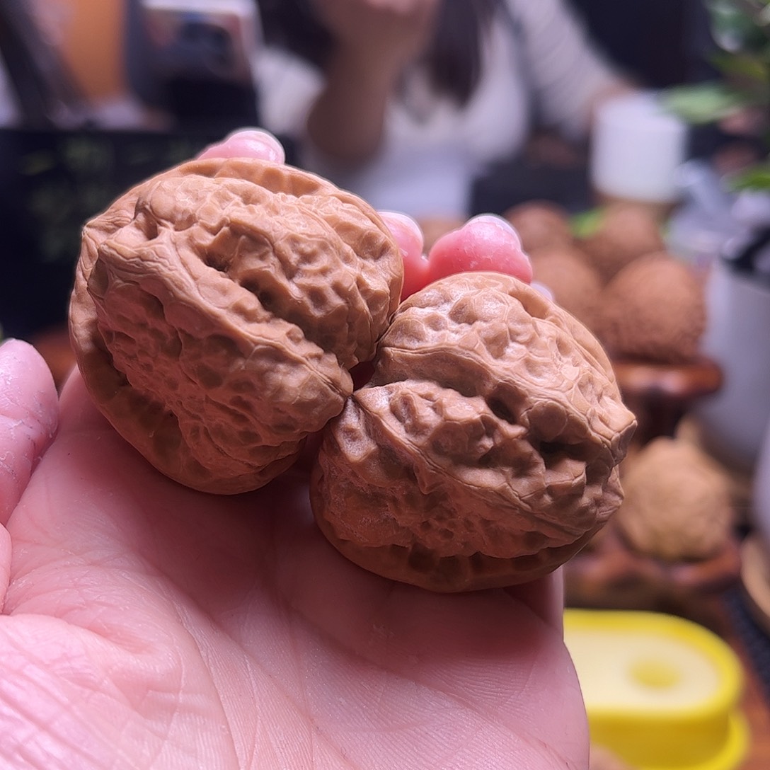 徐***行把件文玩核桃41尺白茬蛤蟆93