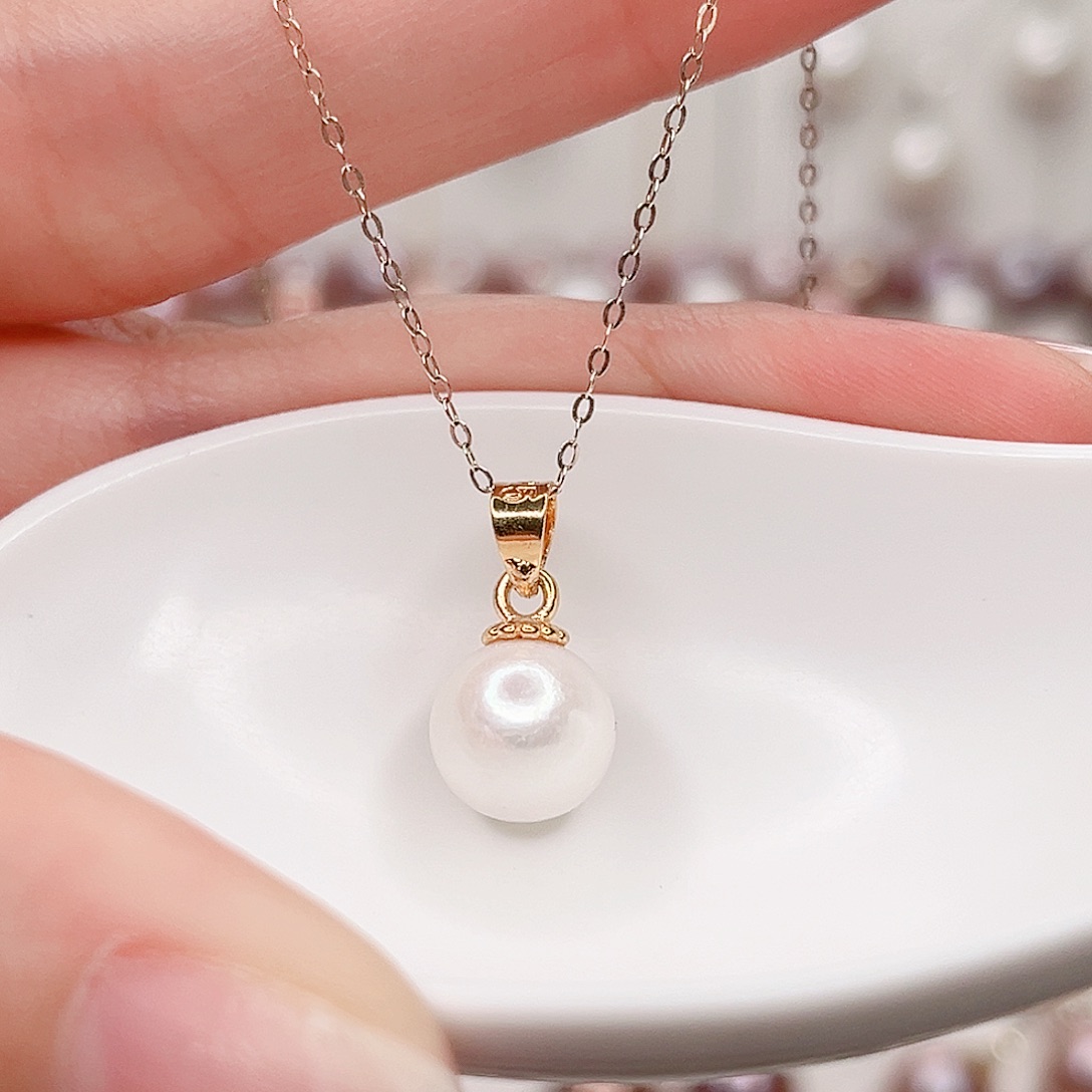淡水珍珠合金吊坠(赠链)
