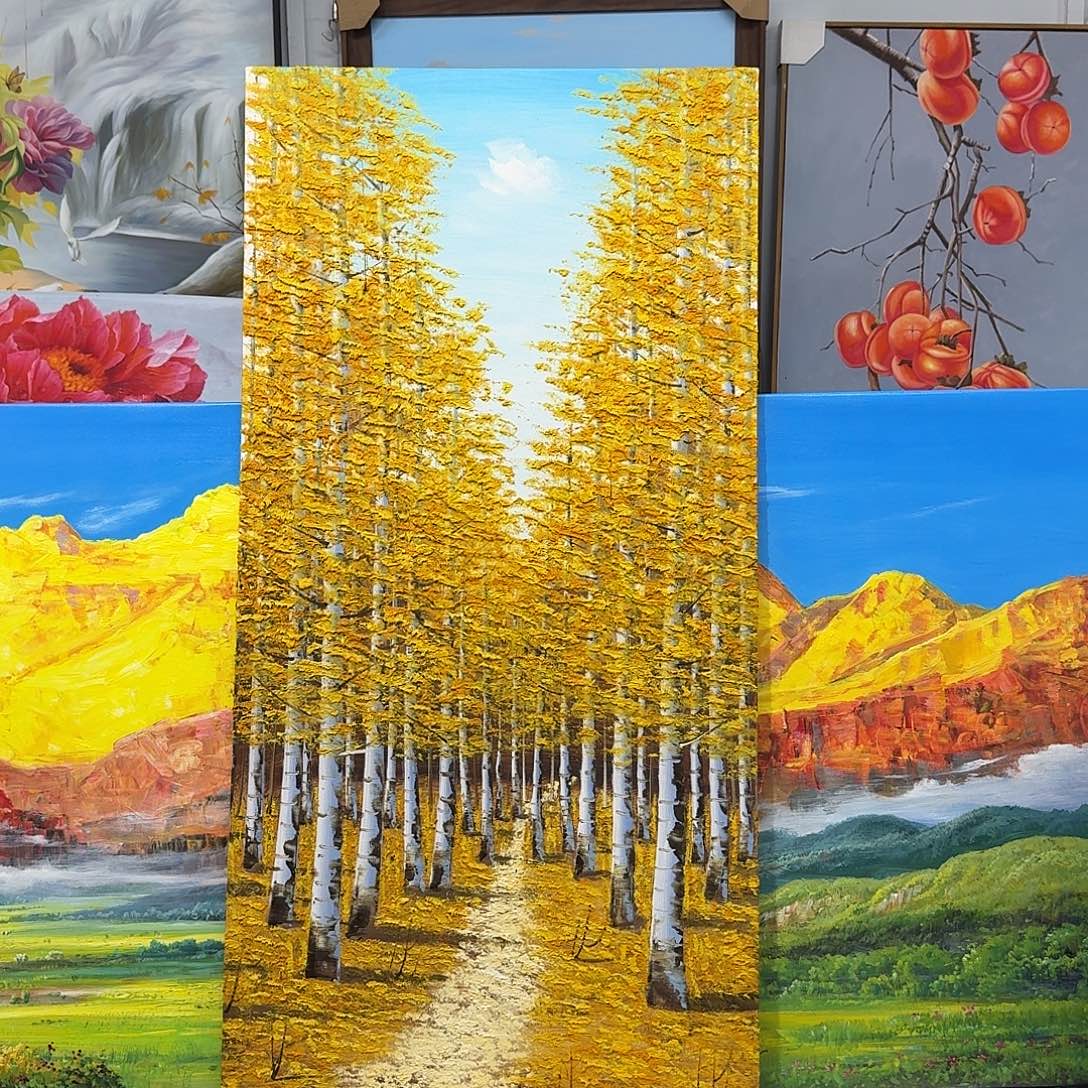 油画60^120油画作品展作品集