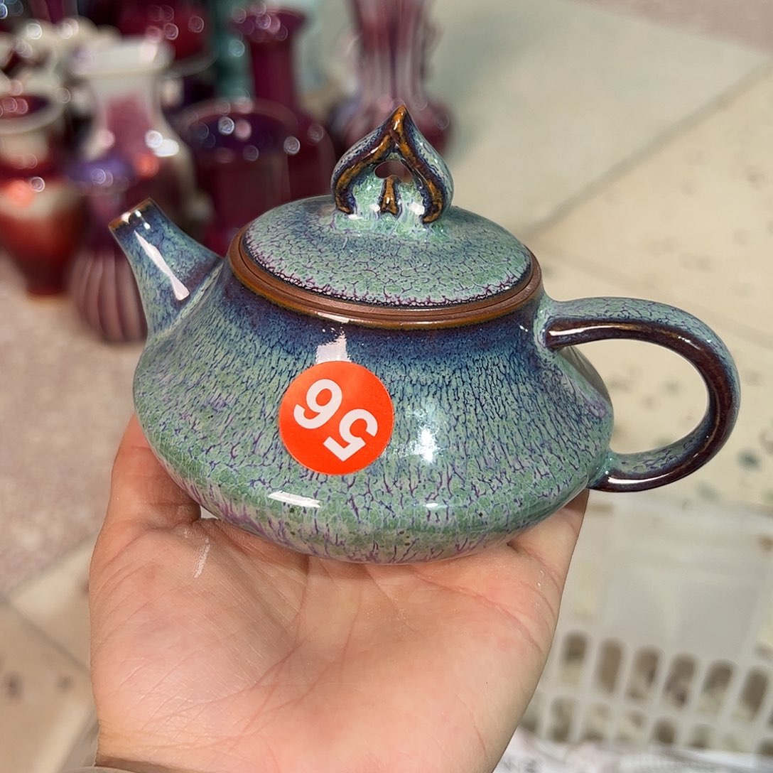 摆件郑家钧窑摆件微