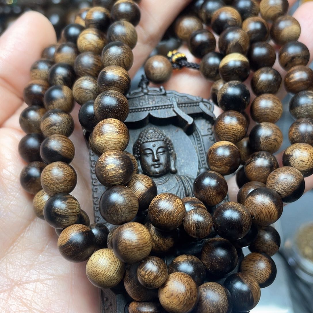 沉香手串用****1白棋瘤疤0.8