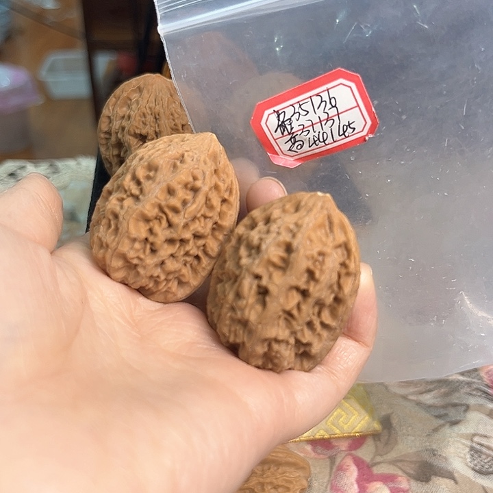 文玩核桃把件非嫁接将军榜有黄有修