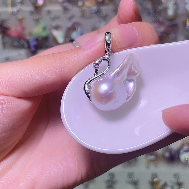 颈饰合金淡水珍珠36