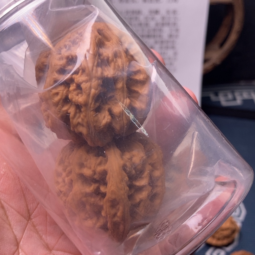 是***呀把件文玩核桃42全品自盘桩大粗筋