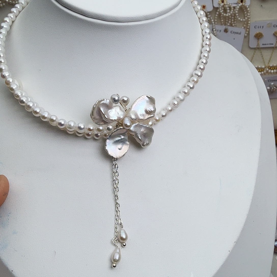 淡水珍珠未镶嵌颈饰