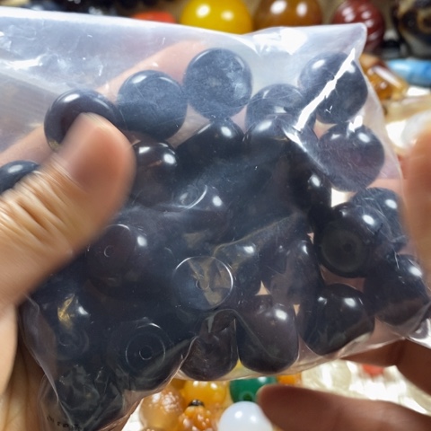 褪***餬玛瑙/玉髓未镶嵌挂件