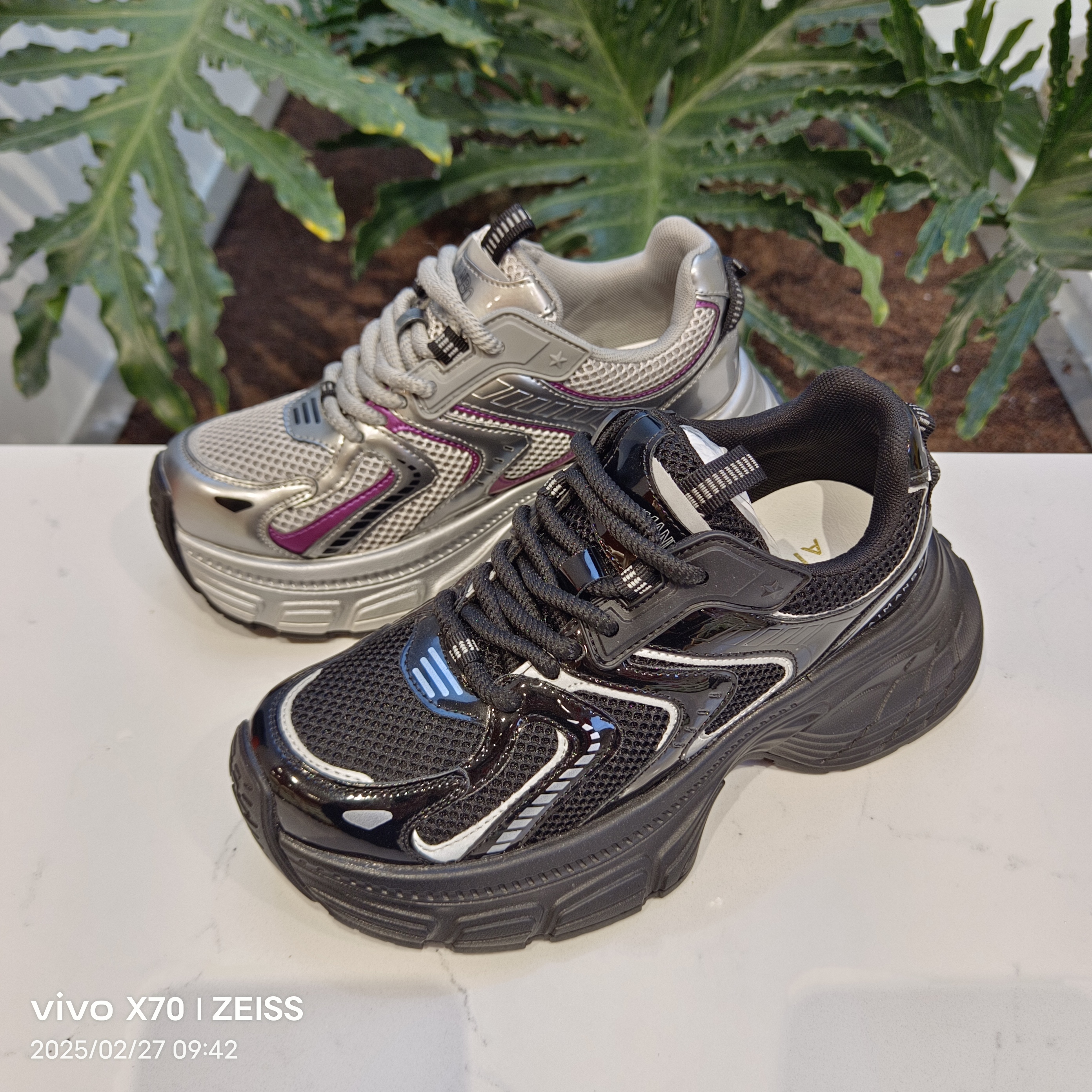 x85【漫步佳人】四季双网老爹鞋