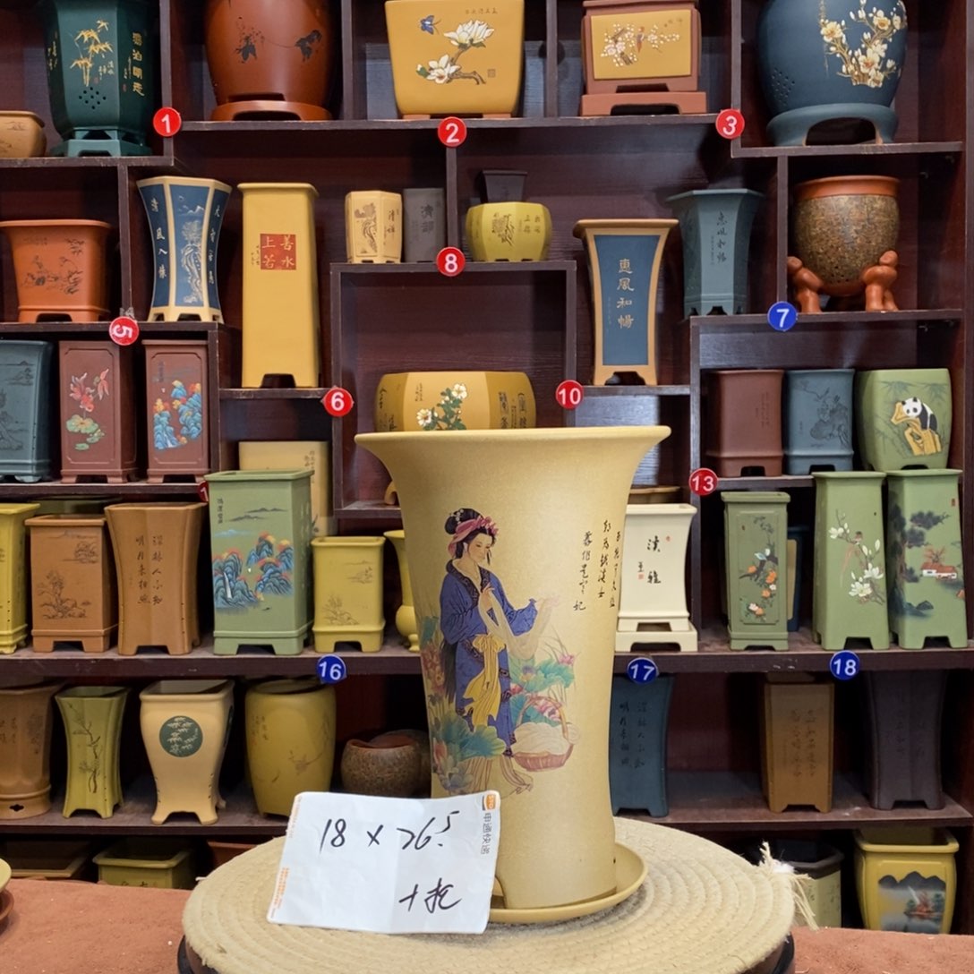 紫砂花盆紫砂艺术