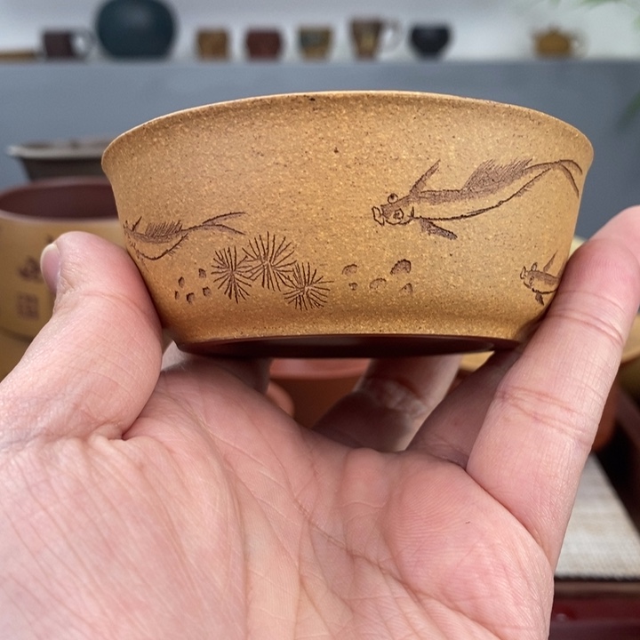 紫砂茶杯宜兴紫砂主人杯