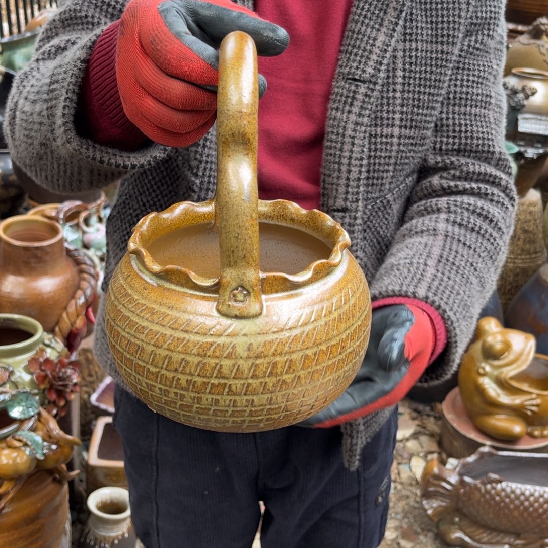 红陶高10口14无孔