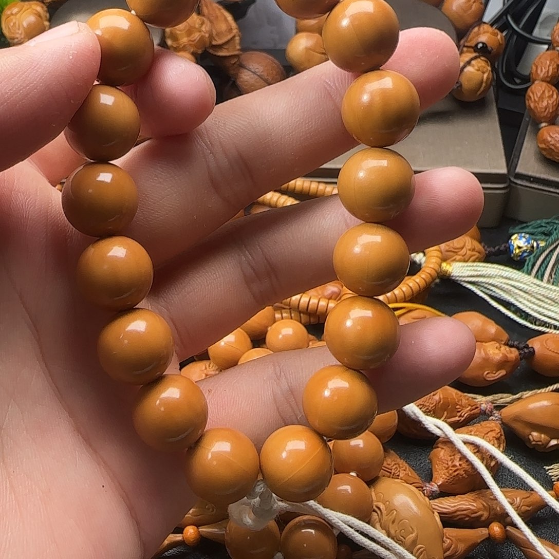 手串/手链橄榄核猴头光珠