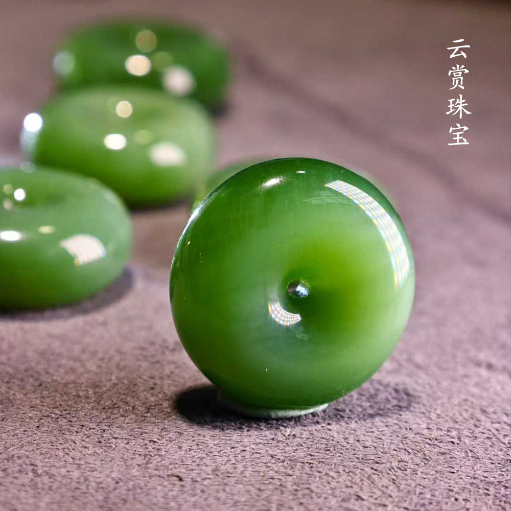 碧波灵光┃和田玉碧玉 平安扣 多样性发其一